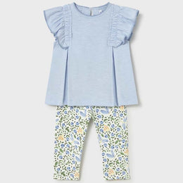Mayoral Baby Leggings Set Sky