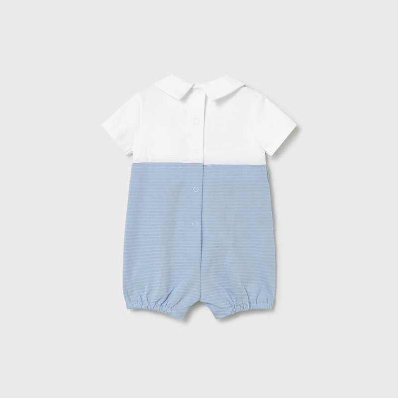 Mayoral Long bodysuit w/ cardigan Sky View 2