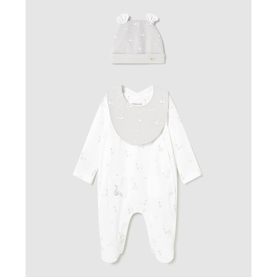 Mayoral long pijama gift set White View 2