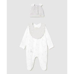 Mayoral Baby Long Pajama Gift Set White