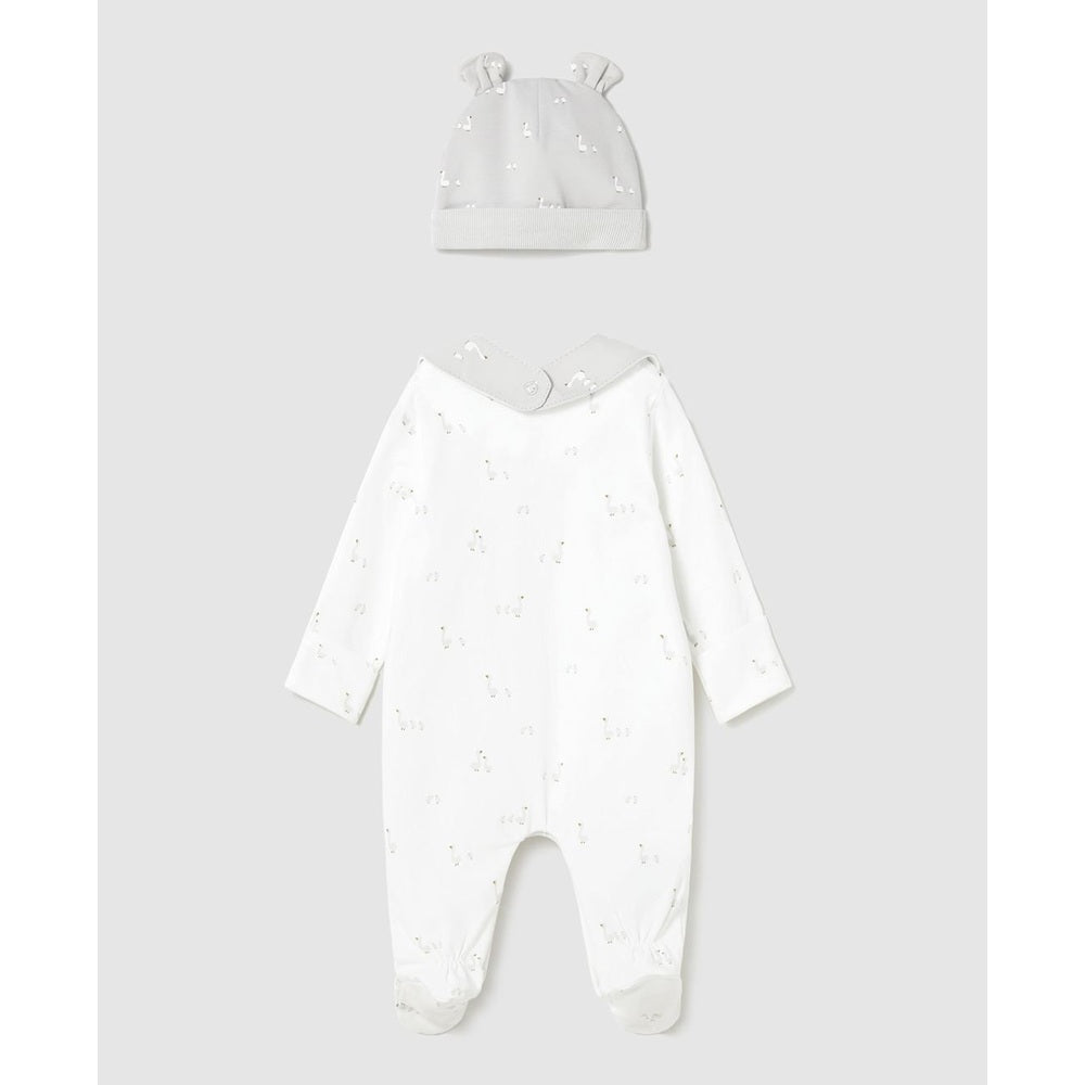 Mayoral Baby Long Pajama Gift Set White, product view 5