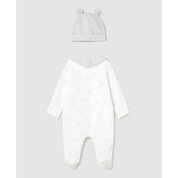 Mayoral Baby Long Pajama Gift Set White