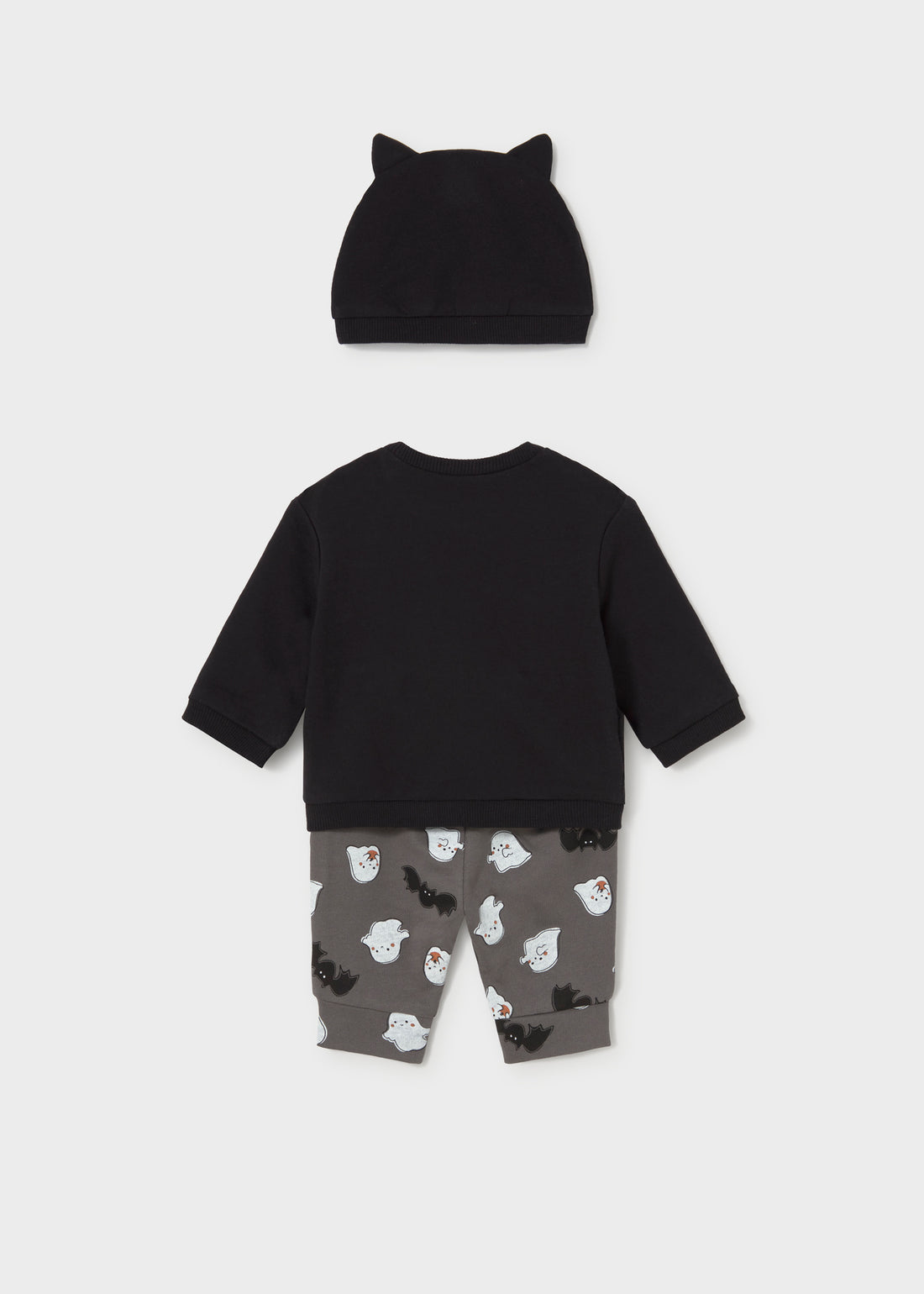 Mayoral Newborn Boy 3-Piece Set - Black main coordinated piece shown separately