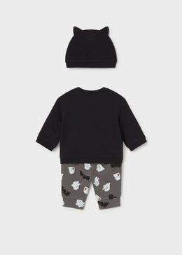 Mayoral Newborn Boy 3-Piece Set - Black