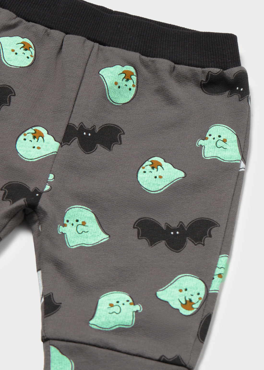 Mayoral Newborn Boy 3-Piece Set - Black additional close-up of coordinated decorative details