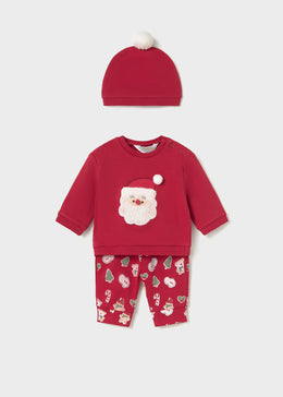 Mayoral Newborn Boy 3-Piece Set - Red