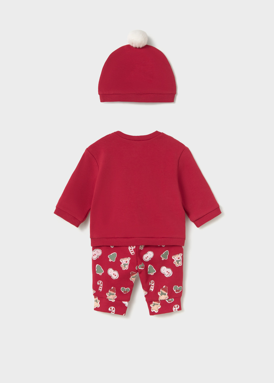 Mayoral Newborn Boy 3-Piece Set - Red main coordinated piece shown separately