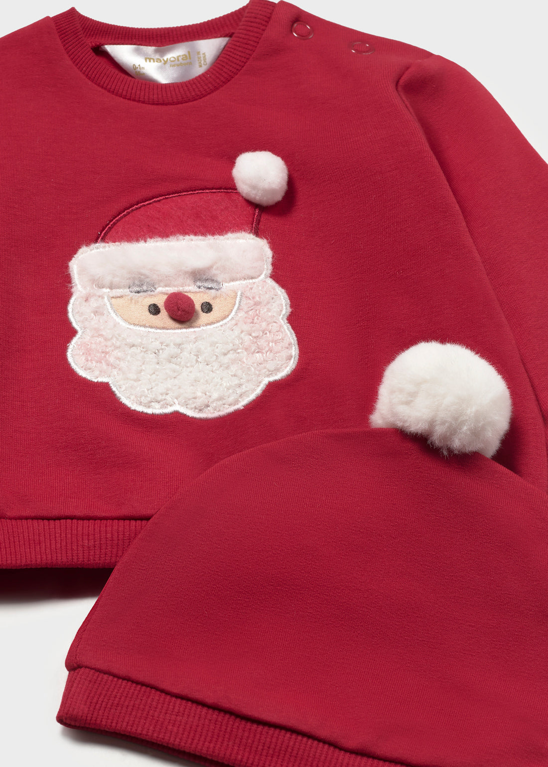 Mayoral Newborn Boy 3-Piece Set - Red companion piece shown separately with coordinated details