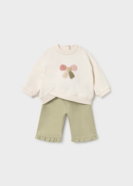 Mayoral Newborn Girl 4-Piece Set - Heather Nude