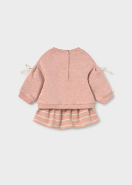 Mayoral Newborn Girl 4-Piece Set - Heather Nude