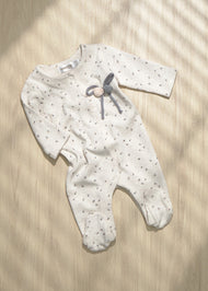 Mayoral Newborn Girl Pajama - Heather Milk