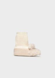 Mayoral Newborn Girl Shoes - Wheat