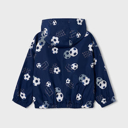 Mayoral Printed Windbreaker Navy