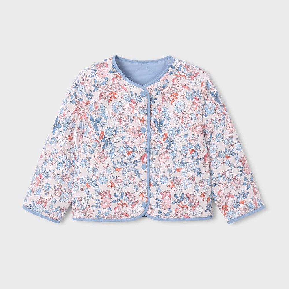 Mayoral Reversible Padded Jacket Sky blue, product view 4