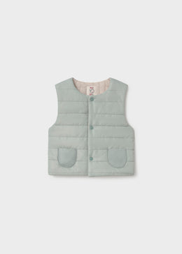 Mayoral Reversible Vest - Stone Jaspe