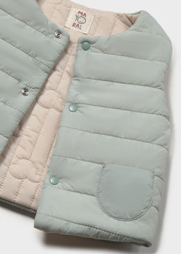 Mayoral Reversible Vest - Stone Jaspe