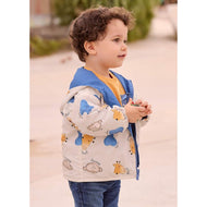 Mayoral Baby Reversible Windbreaker Cobalt