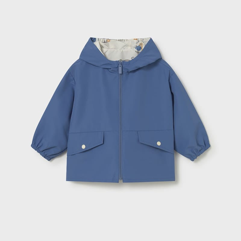 Mayoral Baby Reversible Windbreaker Cobalt, product view 5