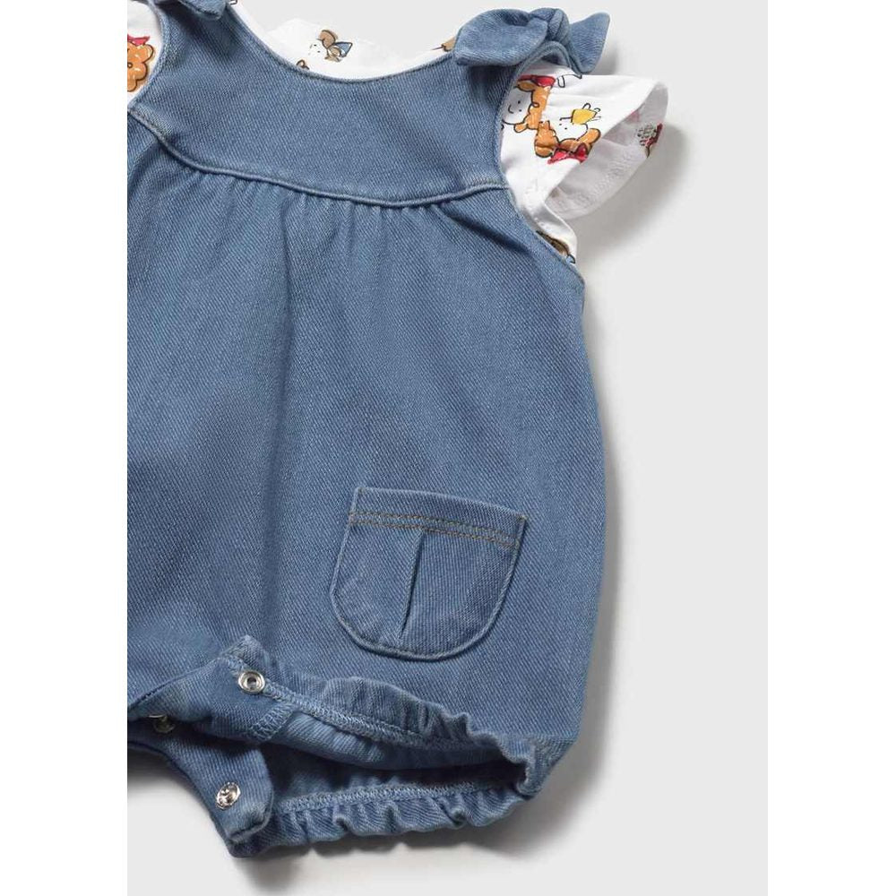 Mayoral Baby Romper Set Light Deni, product view 2