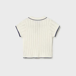 Mayoral Baby Short Sleeve Polo Natural
