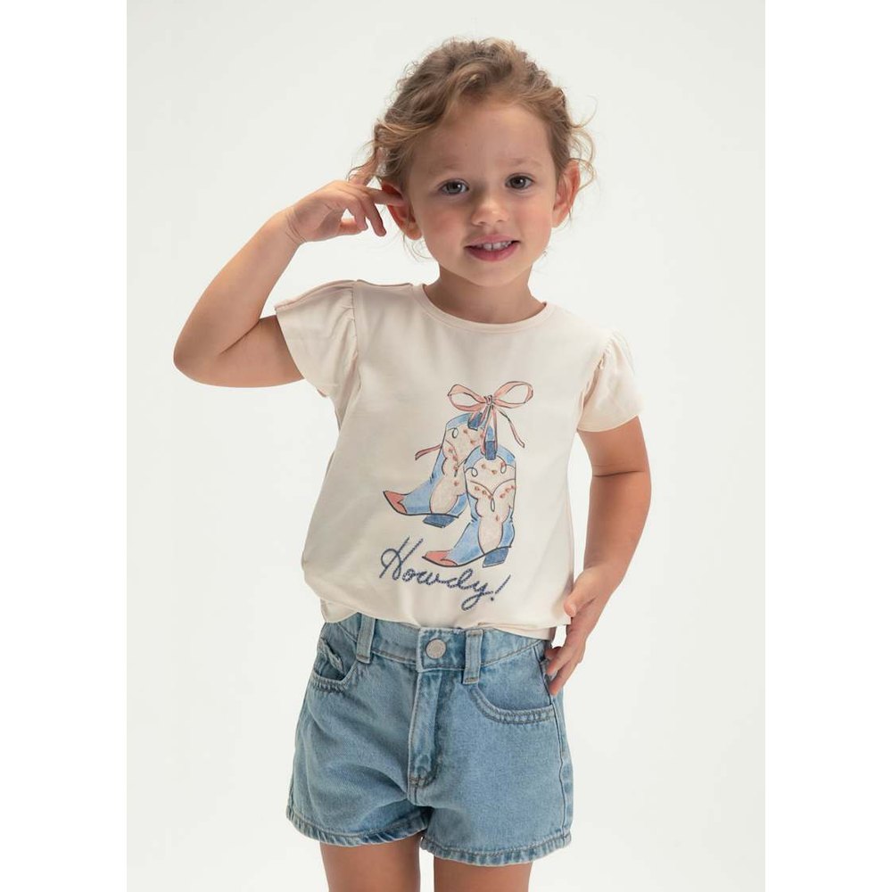 Mayoral Short Sleeve T-Shirt Salmon, product view 3