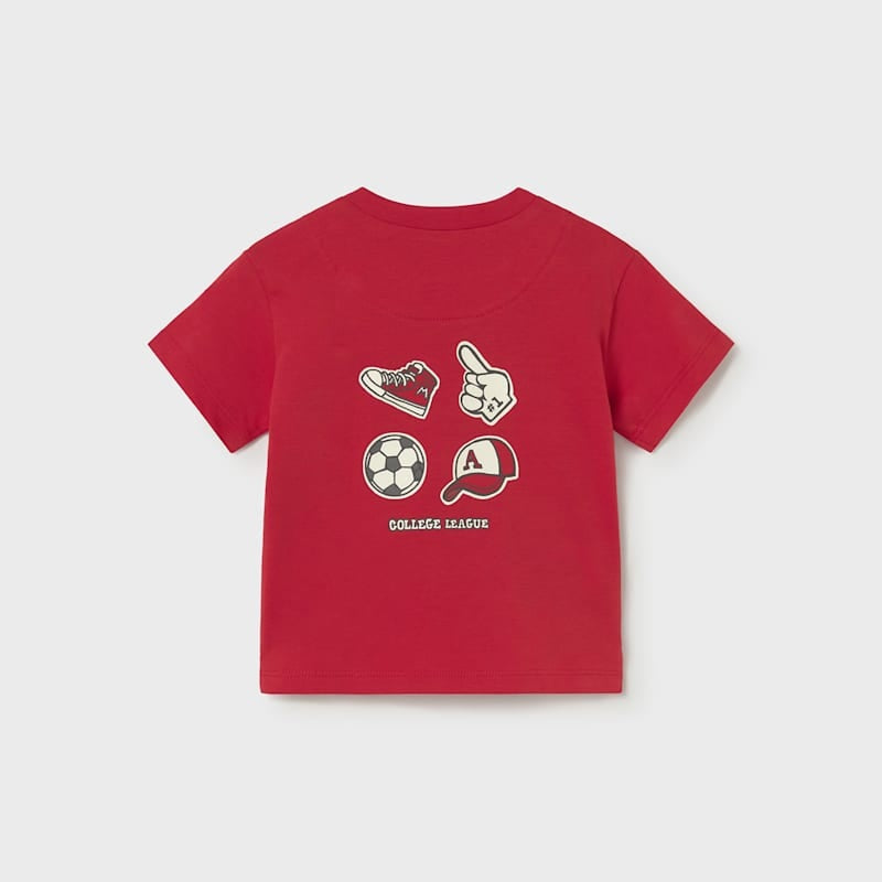 Mayoral S/s t-shirt Tomato View 2