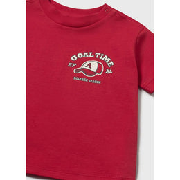 Mayoral Baby Short Sleeve T-Shirt Tomato