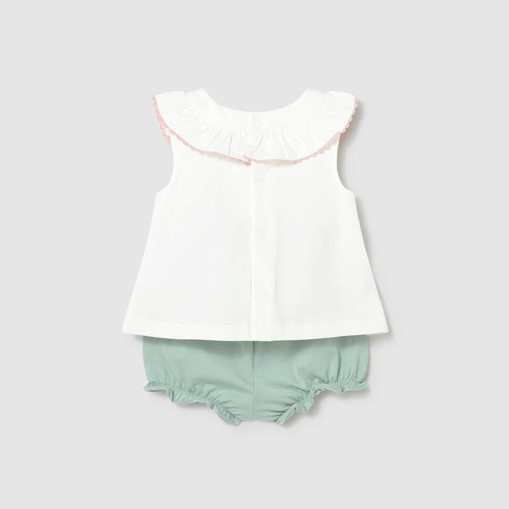 Mayoral Baby Short Pants Set Aqua, product view 4