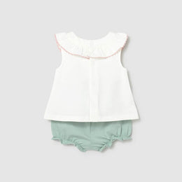 Mayoral Baby Short Pants Set Aqua