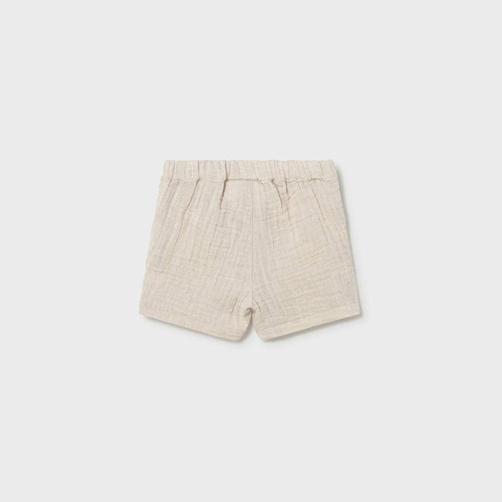 Mayoral Baby Shorts & Vest Set Wheat, product view 4