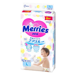 Merries Baby Diaper L