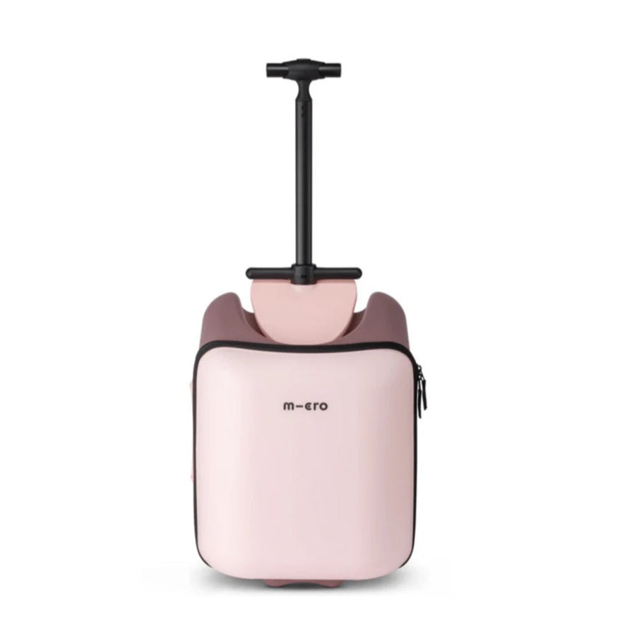 Micro Luggage Eazy Allrounder pink suitcase with extendable pull handle and wheels