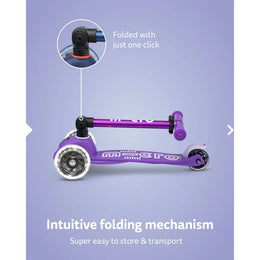 Micro Mini Deluxe Foldable Led Scooter