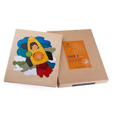 Mideer Unclewood wooden puzzle rocket for toddlers, colorful illustrated rocket with family astronauts