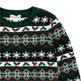 Miles The Label Cool Yule Fair Isle Jacquard Sweater