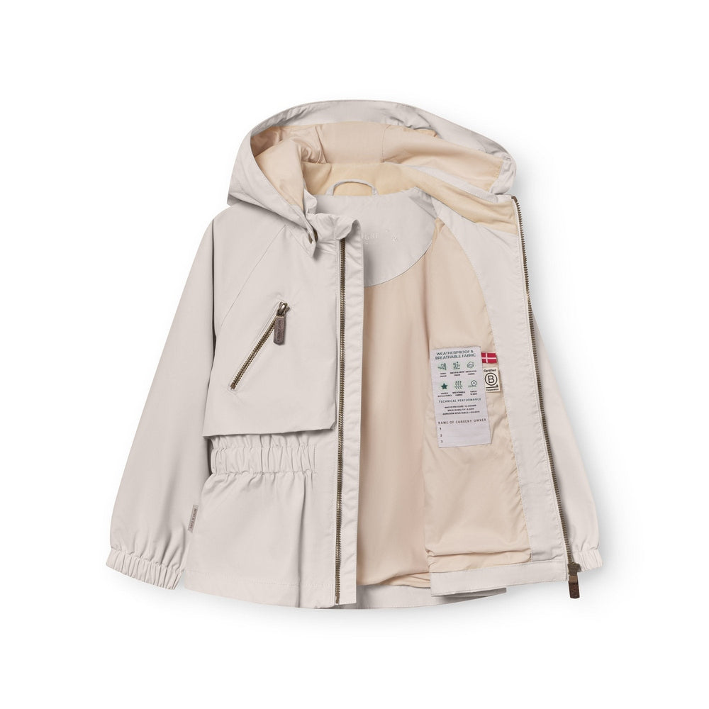 MINI A TURE Mini A Ture Matalgea Jacket Sandshell zippered chest pocket with elastic cuffs and waistband img 3/3