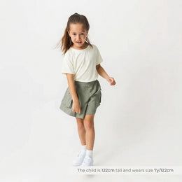 Mini A Ture Matbjergi T-Shirt GRS Papyrus White