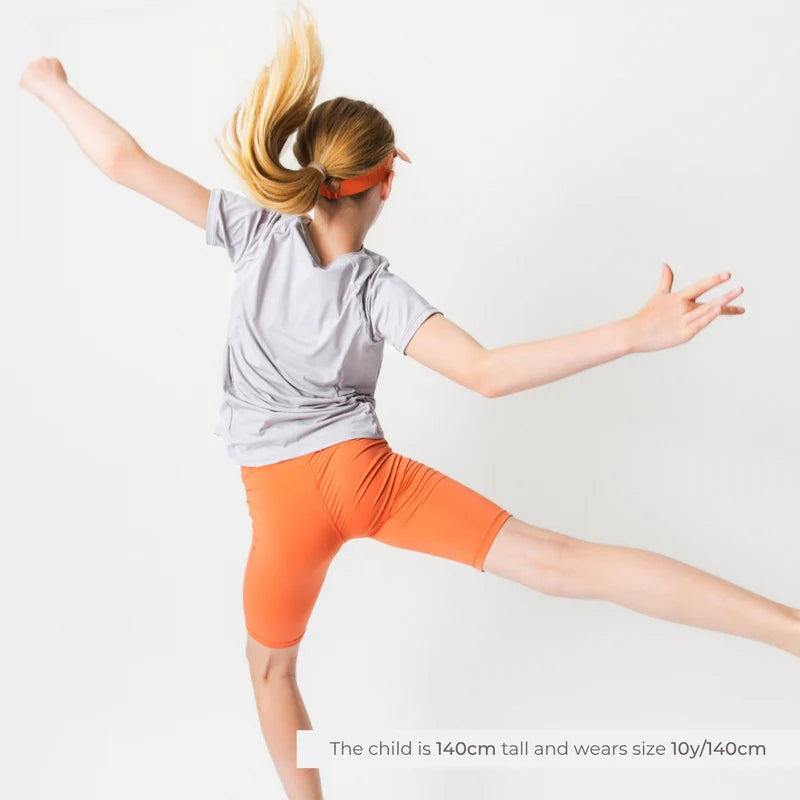MINI A TURE Mini A Ture Matlois T-Shirt GRS Gull Purple Short sleeve relaxed fit worn with matching headband img 2/6