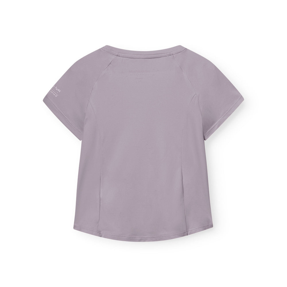 Mini A Ture Matlois T-Shirt in GRS Gull Purple back view