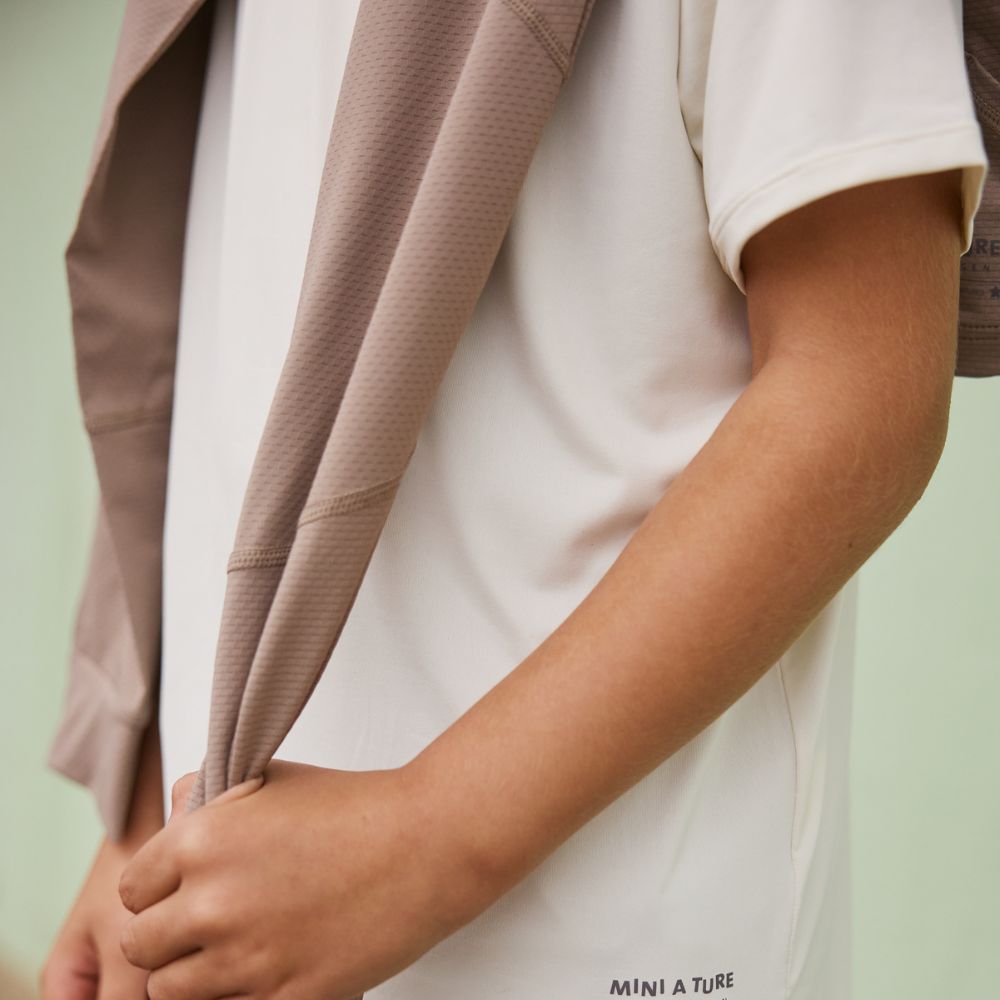 Mini A Ture Matlois T-Shirt GRS Papyrus White, product view 2