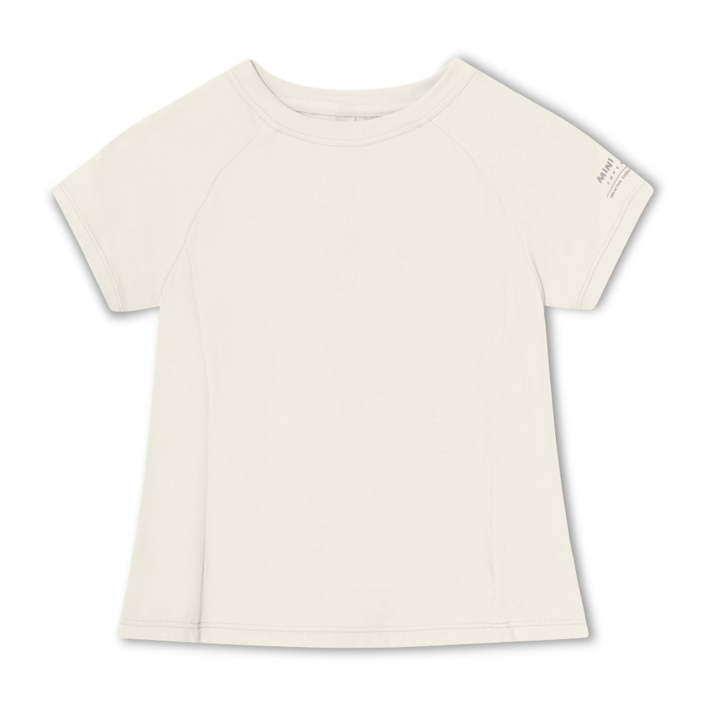 MINI A TURE Mini A Ture Matlois T-Shirt GRS Papyrus White Raglan sleeves with small printed detail on right sleeve img 3/4