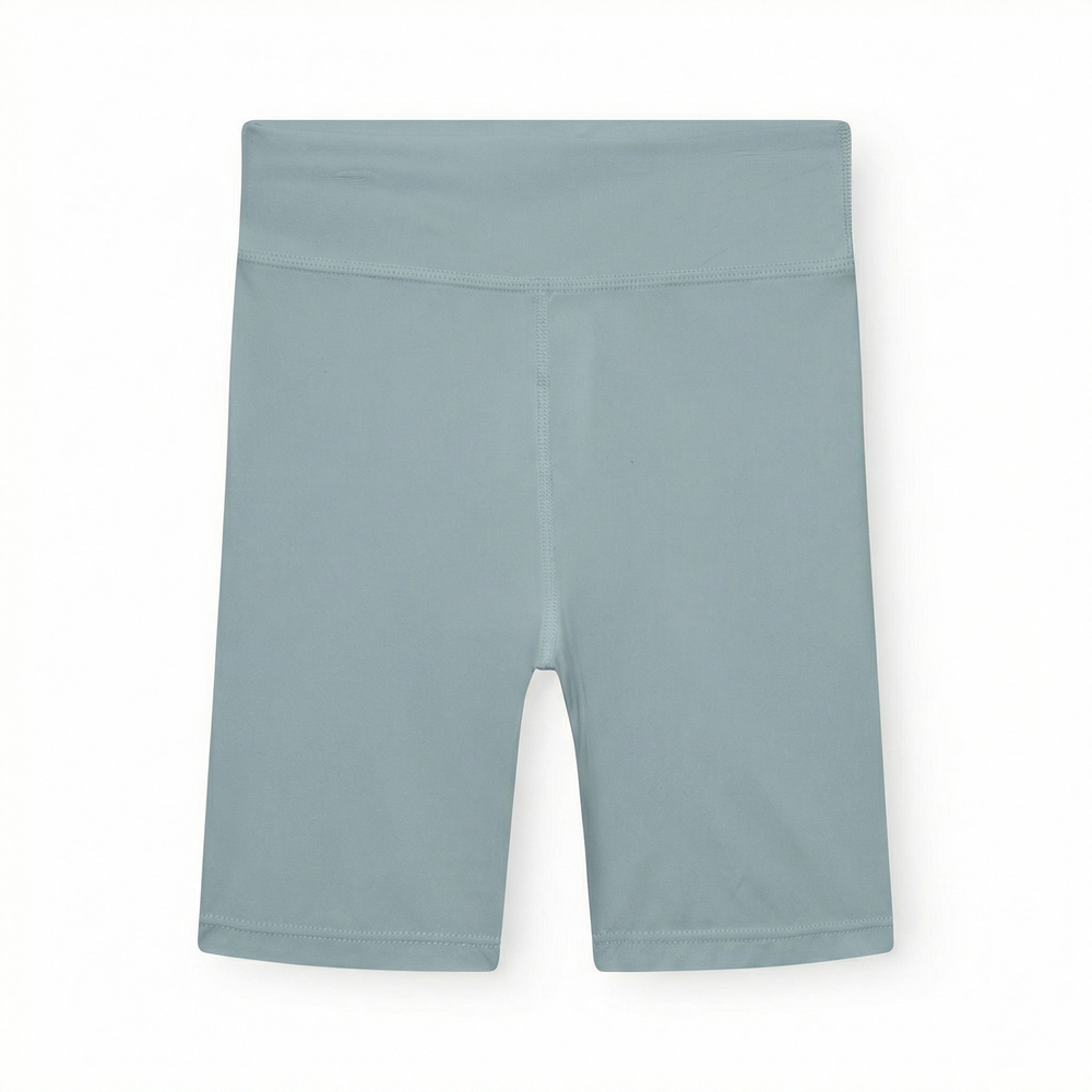 MINI A TURE Mini A Ture Matsika Cycling Shorts GRS Arona Blue Wide high-rise waistband with center front seam img 2/3
