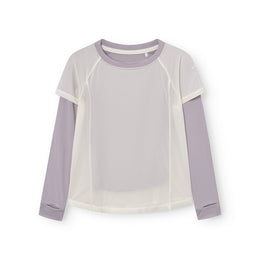 Mini A Ture Matstalia LS UV T-Shirt GRS Gull Purple