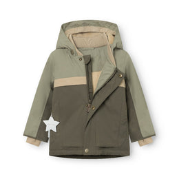 Mini A Ture Matwaldo Fleece Lined Winter Jacket Grs Tarmac Green