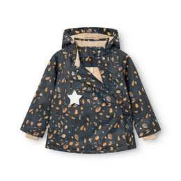 Mini A Ture Matwang Fleece Lined Winter Jacket Grs Falling Leaves