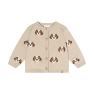 Minymo Knit Cardigan Beige Melange