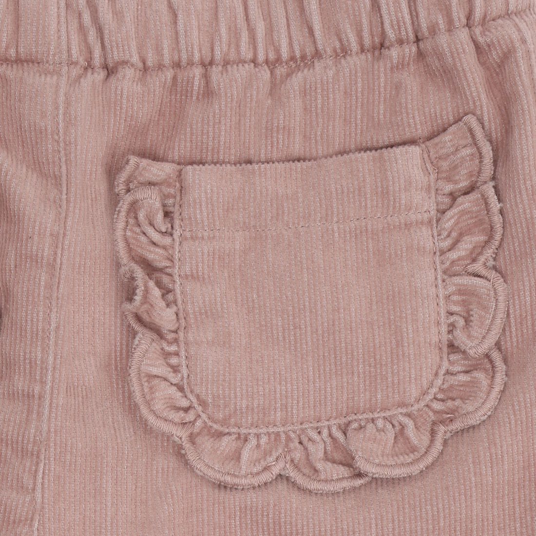 Minymo Lined Corduroy Pants Fawn, detail view