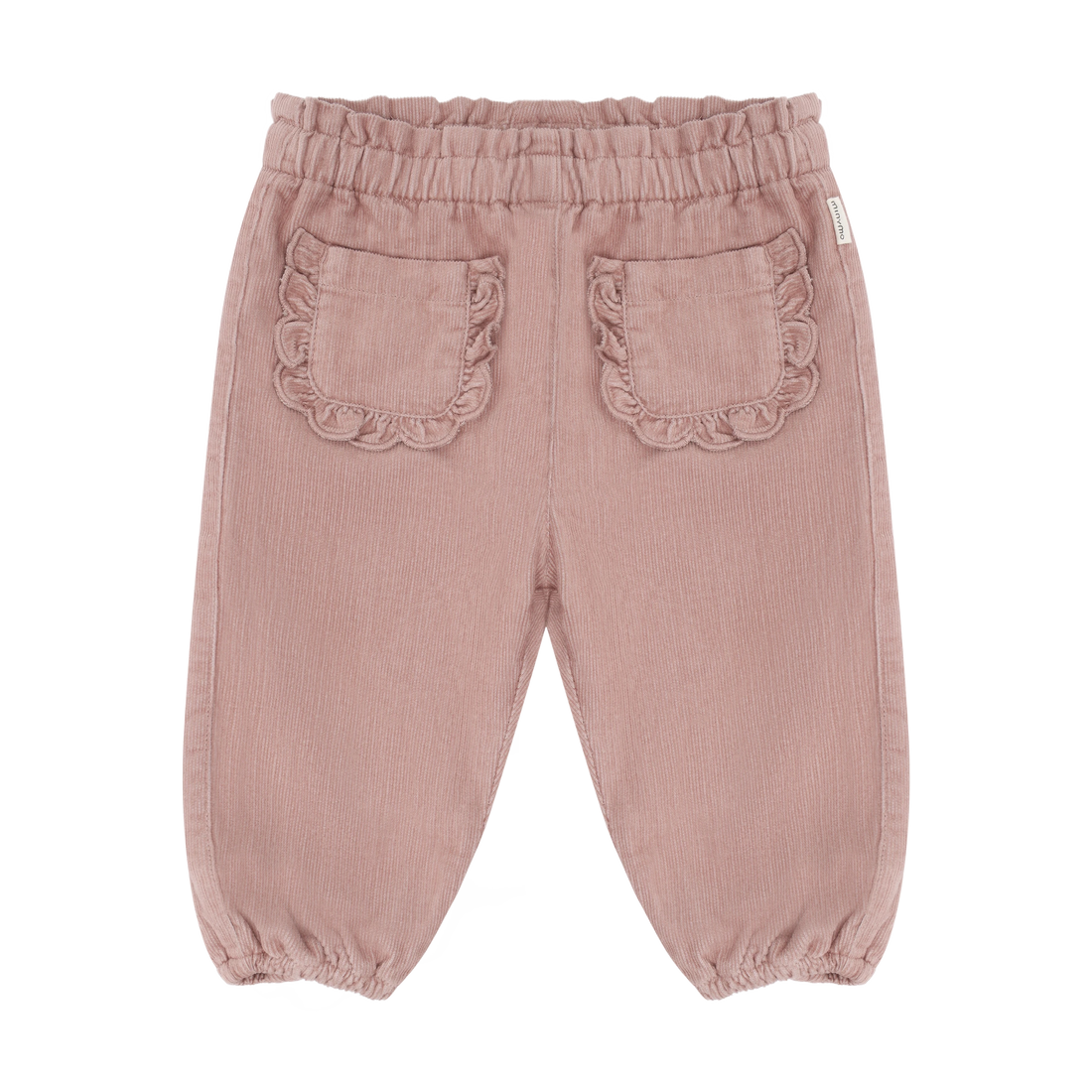 Minymo Lined Corduroy Pants Fawn, front view