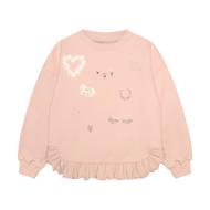 Minymo Long Sleeve Sweatshirt Cameo Rose