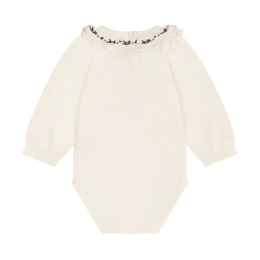 Minymo Long Sleeve Bodysuit Seedpearl